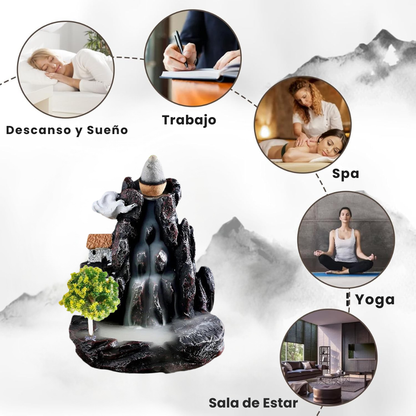 Zen Waterfall Incense Burner